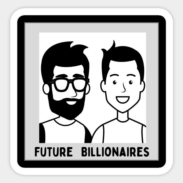 Future Tech Billionaires Sticker by WearablePSA